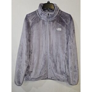 The North Face Jacket Womens Gray Osito Fuzzy Fleece Deep Pile Plus Size XXL